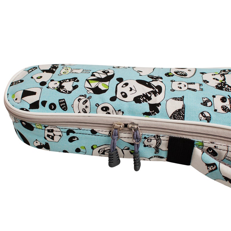 MUSIC FIRST Canvas PANDA Tenor Ukulele Case - Backpack Gig Bag (26/27 inch) - Image 5